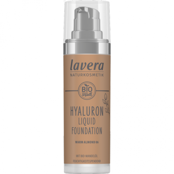 Lavera Hyaluron Liquid Foundation Warm Almond  06